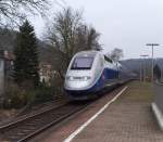 Ein TGV Duplex fhrt ...  Ivonne Pitzius 08.04.2013