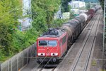 155 224 mit Güterzug ...  Werner Dibke 24.03.2016