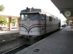 Diese Diesellok rangierte gerade im Bahnhof von Assuan am 08.06.2009 um 16:20 Uhr.