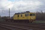 ES 502 Oberleitungs Triebwagen der SNCB hier bei Lint am 28.03.1997  um 9.13 Uhr auf der Fahrt Rtg.