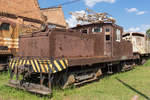3kV Gleichstrom-E-Lok (Typ B-B-123/123 4GE255) im Eisenbahnmuseum Jundiai/Brasilien.