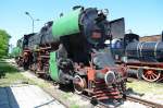 Bulgarien: Dampflok 15 215 im Eisenbahnmuseum in Russe (Русе) 08.05.2015