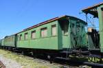Bulgarien: Personenwagen 13002 Typ A (Maschinenbau-Actiengesellschaft-Nürnberg von 1891 Nr 44258) im Eisenbahnmuseum in Russe (Русе) 08.05.2015