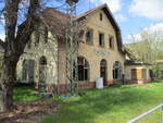 Leider auch in Blankenburg/Harz nur noch als Ruine zufinden sind ehemalige Bahngebäude.Aufgenommen am 24.April 2023.