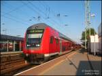 Noch einige Tage werden die HanseExpress-Wagen aus Rostock noch in Brandenburg auf der RE3 Elsterwerda-Stralsund fahren.