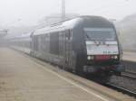 Am 21.11.2014 stand der Eurorunner ER 20-014 von MRCE, vermietet an die NOB, mit ihrem Zug in Hamburg-Altona bereit, um nach Westerland zu fahren.
