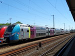 SNCF Z 56500 Doppelstocktriebwagen am 23.06.16 in Hanau Hbf auf Überführungsfahrt