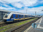 VT 622 714 von Erixx mit dem RE 10 nach Hannover Hbf in Hildesheim Hbf, 23.04.2023.