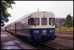 634659 wartet als E 8960 am 10.09.1989 um 17.12 Uhr auf die Weiterfahrt nach Kreiensen.