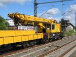 Gleisbauschienenkran GS 100.06T der Volker Rail GmbH in Schwerin.