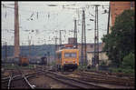 DR Turmtriebwagen 188318 am 7.6.1991 im Bahnhof Weimar.