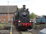 DME 184 als Gastlokomotive am 03.05.14 in Bw Hanau beim Lokschuppenfest 