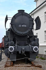Die 1943 gebaute Dampflokomotive 52 4936 war nach dem 2.