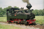 Am 31.08.2008 war die DKBM-Lok „6“ als  »99 3315-1«  [He 15307 Bj.1917]  unterwegs zum Kreuzungsbahnhof Rödelheim (i.W.) .