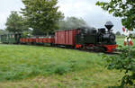 Im Jahr 2014 war die Waldbahn-Lokomotive  »99 3312-8«  [Borsig 8472 Bj.1912]  zu Gast bei der DKBM in Gütersloh.