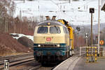 TFT 218 003-2 in Diensten von DB in Eichenberg 12.12.2023