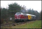 Am 24.2.2007 kam die Hammer V 200033 mit dem musealen Lübeck Büchener Doppelstockzug im Rahmen einer Sonderfahrt via Cloppenburg nach Friesoythe.