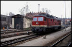 232654 am 27.3.1999 im Bahnhof Ilsenburg.