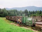 Im Juli 1996 war die Torfbahn von Adelstetten bei Freilassing noch in Betrieb.