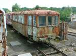 den erhaltenen Triebwagen Genthiner Kleinbahn T 3, ehemals DR(Ost) 135 540 fotografierte ich am 08.05.