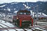 Im Dezember 1978 versah noch die am 06.07.1932 in Dienst gestellte 160 009-7 den Rangierdienst im Bahnhof Garmisch-Partenkirchen.