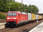 152 164 mit Containerzug in Eschede, 04.08.15