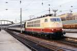 DB 103 159-0 mit D 263  Orient-Express  (von Paris und Mnchen), Wien Westbf., 03.01.1994