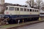 Die alte Lok Br 110 in Singen.