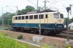 E-Lok 140 429 Reichenbach /Vogtland -  abgestellt auf Abstellgleis
Sommer 2002