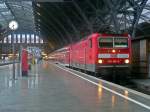 Tag 8: Hier steht schon Christophers RE 17449 nach Dresden Hbf mit 143 365-5 als Zuglok bereit.
