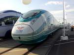 HT80 105 TCDD von Siemens steht auf dem Frei- und Gleisgelände der Messe Berlin zu den Besuchertagen der InnoTrans 2016.