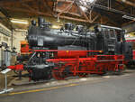Die Güterzugtenderlokomotive 89 008 wurde 1938 bei Henschel gebaut und ist Teil der Ausstellung im Mecklenburgischen Eisenbahn- und Technikmuseum Schwerin.