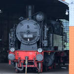 Im Rundhaus I des Sächsischen Eisenbahnmuseums in Chemnitz-Hilbersdorf befindet sich unter anderem die Dampflokomotive 75 515.