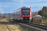 620 519, S23 Vulkaneifelbahn von Bonn nach Euskirchen, kurz vor Odendorf - 13.12.2023