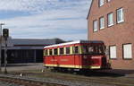 Dienstags ist Triebwagentag bei der Borkumer Kleinbahn.