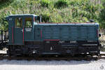 Die Diesellokomotive V10  Zukunft  wurde 1957 bei Krupp hergestellt.