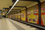 Mit sehr angenehmen und hellen Farben ist die U-Bahn Station Wilmersdorfer Straße gebaut worden.Eröffnet wurde die Station am 28.April 1978.