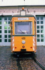 Freiburger Straßenbahn, ATW 406 von 1951.
