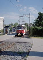 Schwerin NVS SL 2 (Tatra T3D 281) Lankow Siedlung am 12.