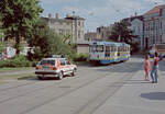Schwerin NVS SL 1 (Tatra T3DC2 255) Platz der Freiheit am 12.