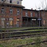 Lost places in Roßleben, dass EG ist aufglassen, die Strecke von Wangen bis Artern stillgelegt.