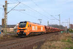 ELP/BBL 159 252 mit Schotterzug von Glindenberg nach Hannover Linden hier als 92605 bei Hämelerwald.