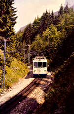 Bayerische Zugspitzbahn im Sommer 1984