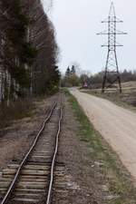Zum Schmalspurbahnmuseum Lavassaare gehört auch ein 750mm Streckenabschnitt, der regelmäßig befahren wird.