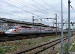 SNCF TGV-IRIS320   Dieses Einzelstck ist ein Hochgeschwindigkeitsmesszug, der aus dem TGV-Rseau 4530 entstanden ist.