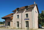Ehemaliges Bahnhofsgebäude von Fleurey sur Ouche (Côte d'Or) am 6.