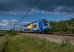 Am 8.6.2020 war 24 628 von SNCF Lorraine als TER 88753 auf dem Weg von Luxembourg Ville nach Metz Ville.