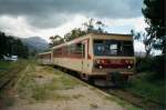 Schmalspurbahn auf der Insel Korsika - Calvi-Bastia
Mai 1999  (Tochterunternehmen der SNCF)
