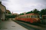 Schmalspurbahn auf der Insel Korsika - Calvi-Bastia,
Bahnhof Calvi - Mai 1999  