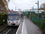Métro TCL-208 an der oberen Endstation Cuire der Linie C.